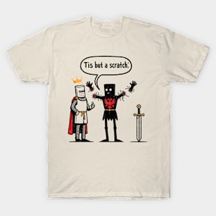 Tis But A Scratch Retro T-Shirt